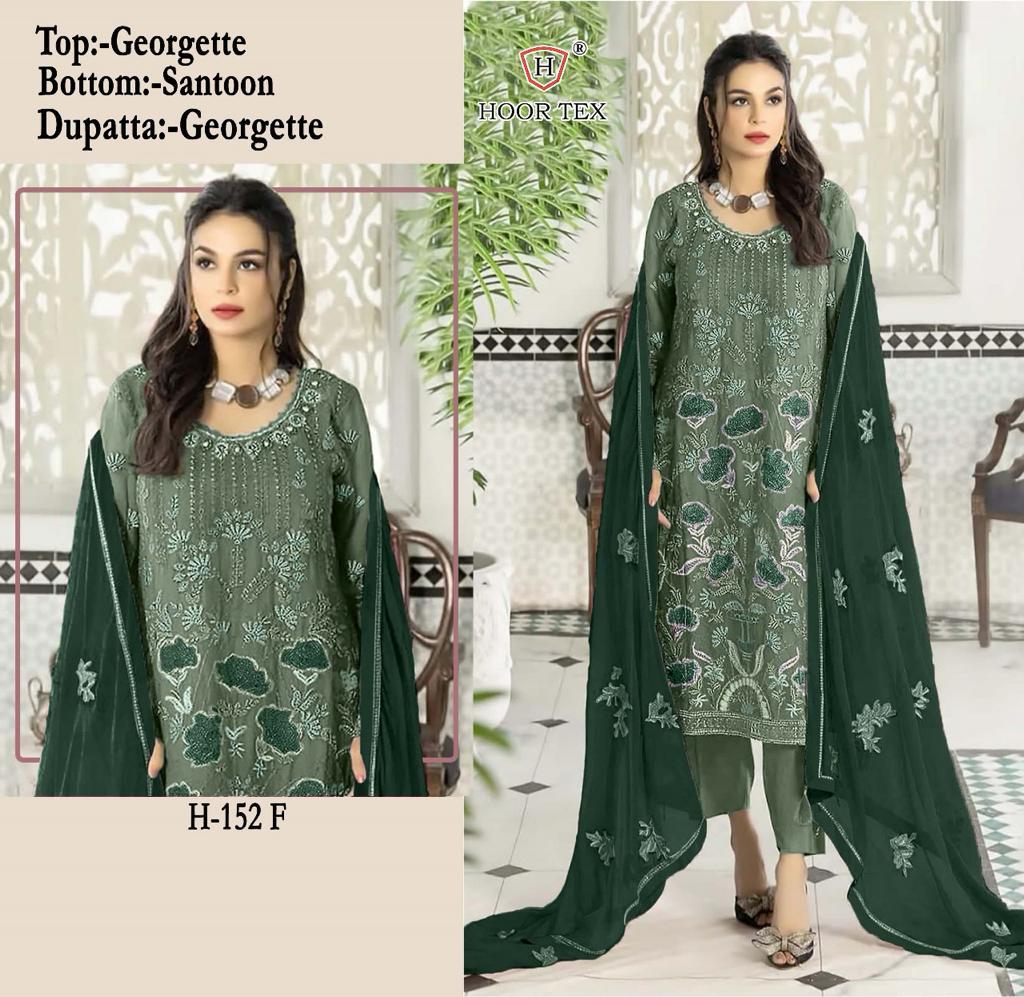 H-152 Faux Georgette Salwar Kameez Catalog
